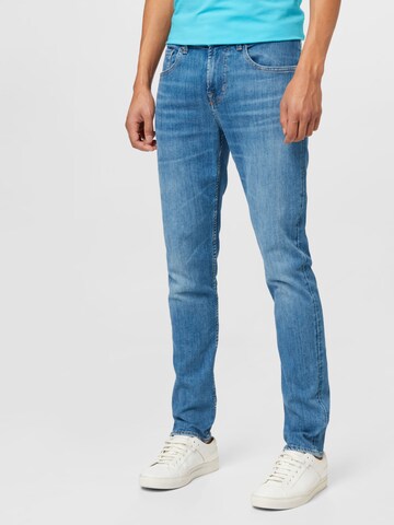 Regular Jeans de la 7 for all mankind pe albastru: față