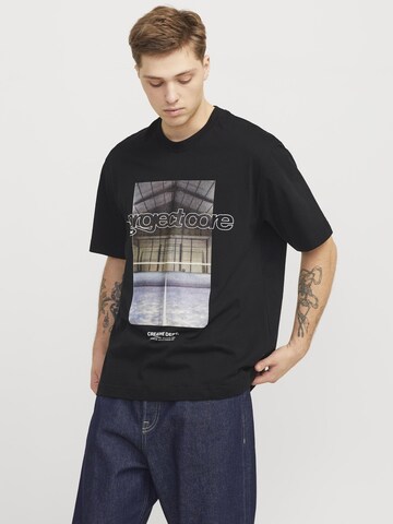 T-Shirt JACK & JONES en noir : devant