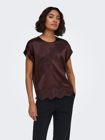 Camicia da donna 'ONLBELLA' di ONLY in marrone: frontale