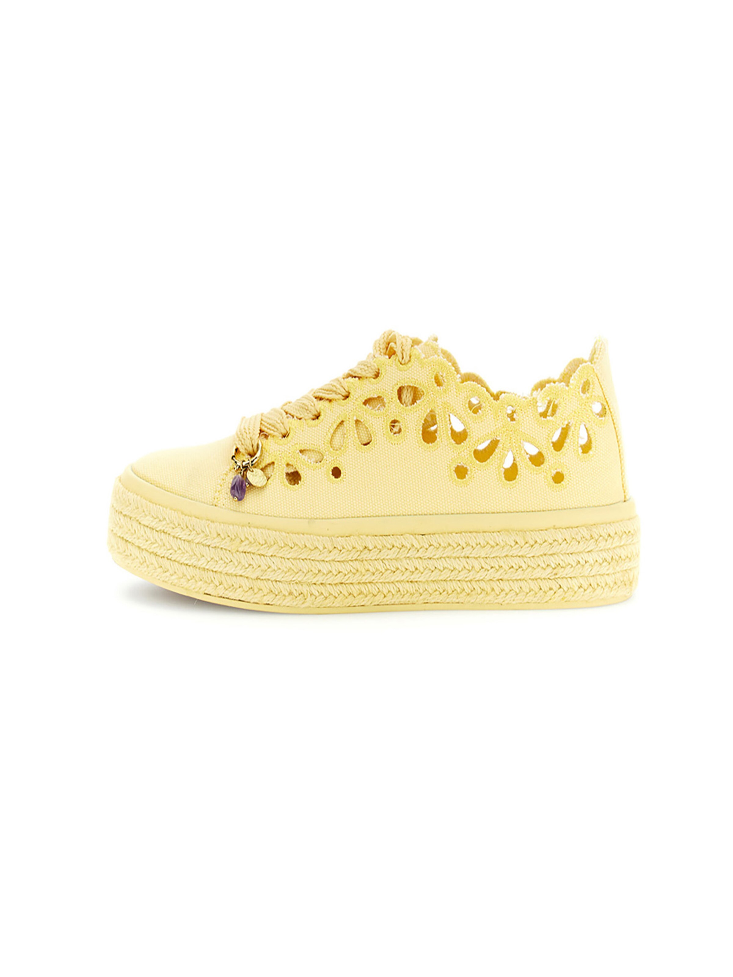 CAFè NOIR Sneakers laag in Geel