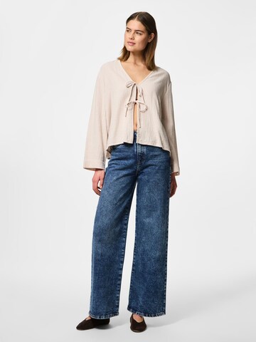 Chemisier 'PCSastina' PIECES en gris