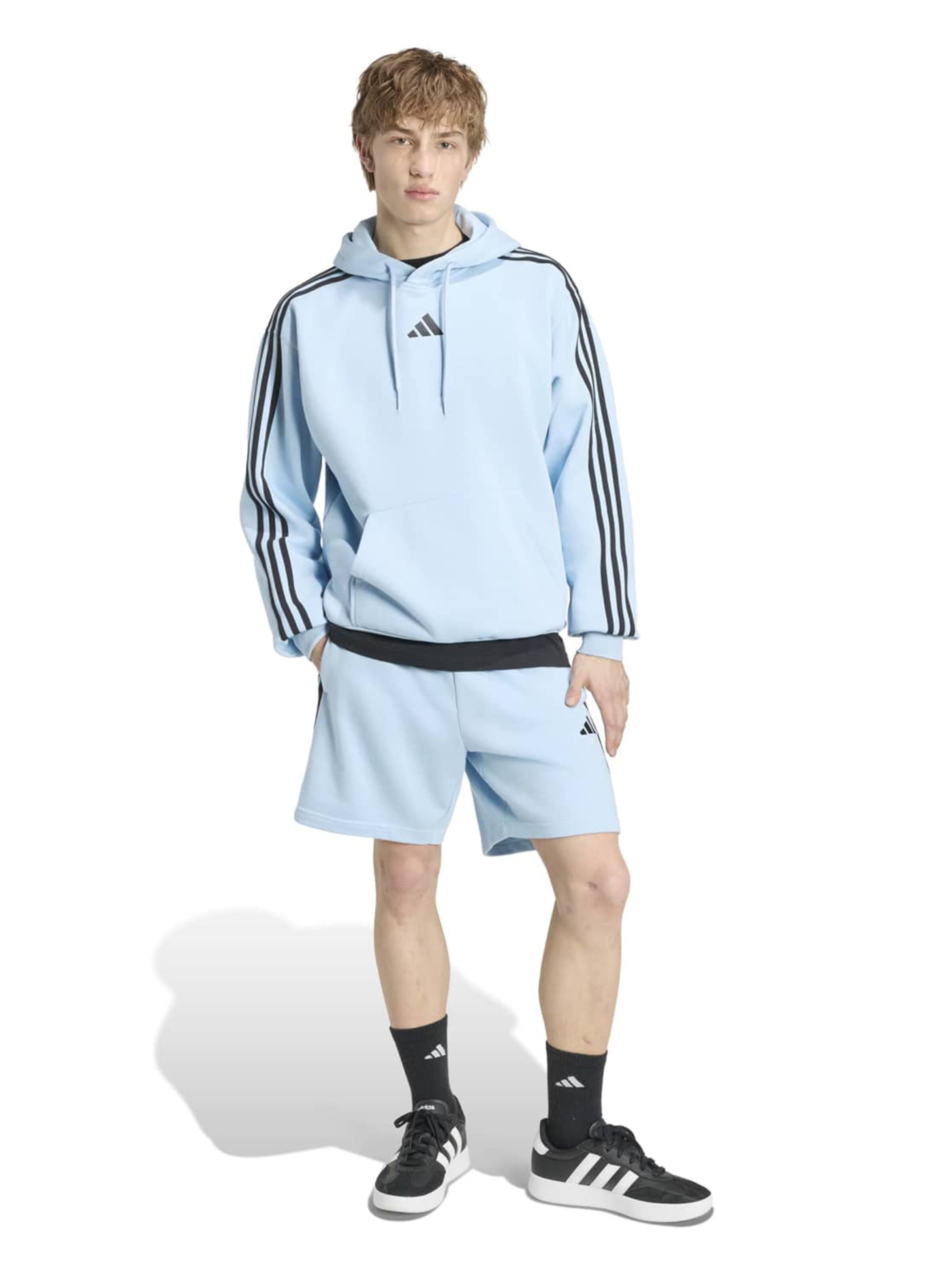 Largi Pantaloni sport de la ADIDAS SPORTSWEAR pe albastru