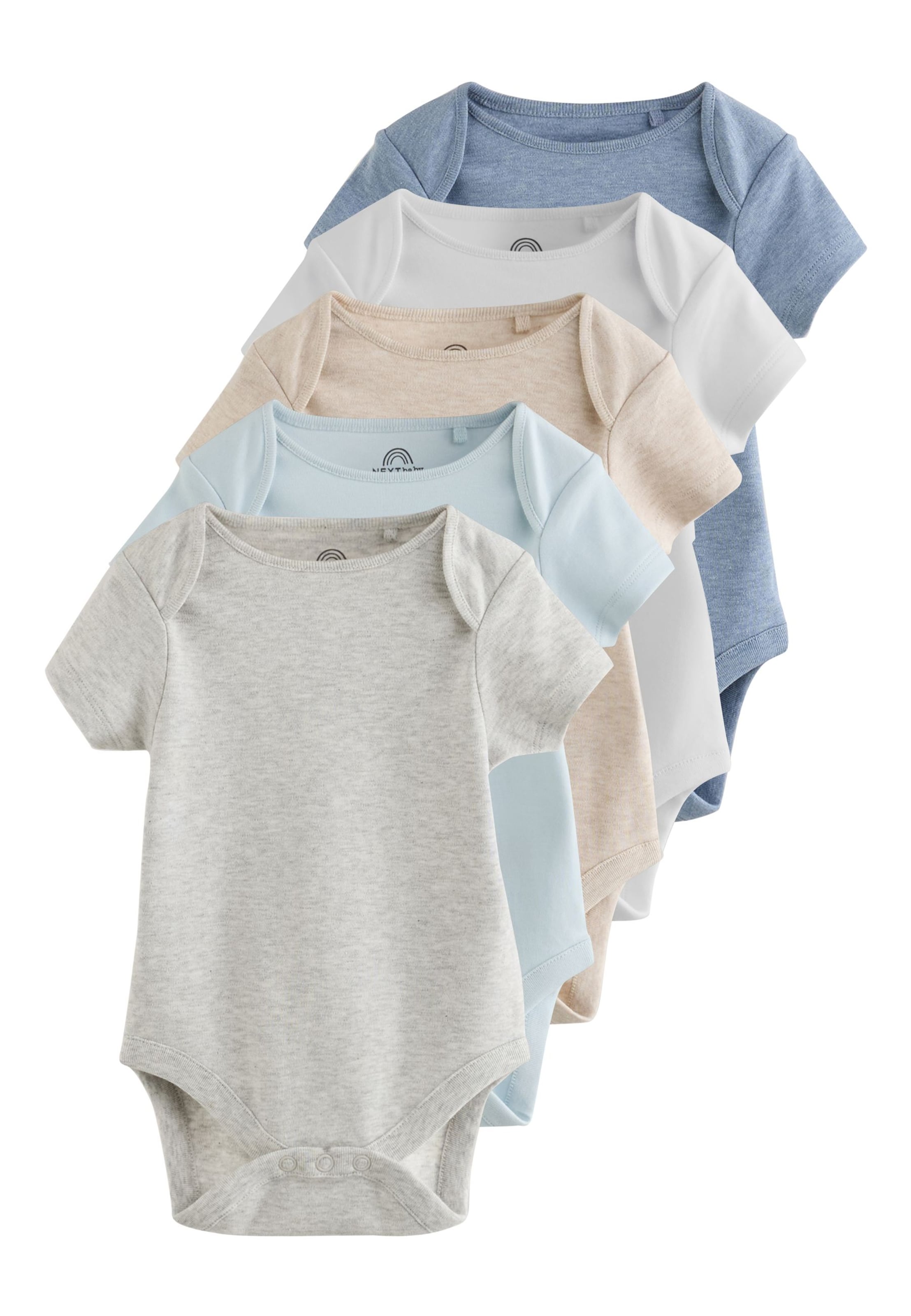 Next Rompertje/body in Beige: voorkant