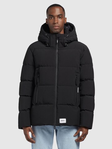 khujo Winter Jacket 'Turrel' in Black: front