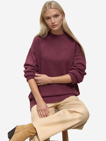 Hiccup Sweter w kolorze fioletowy: przód