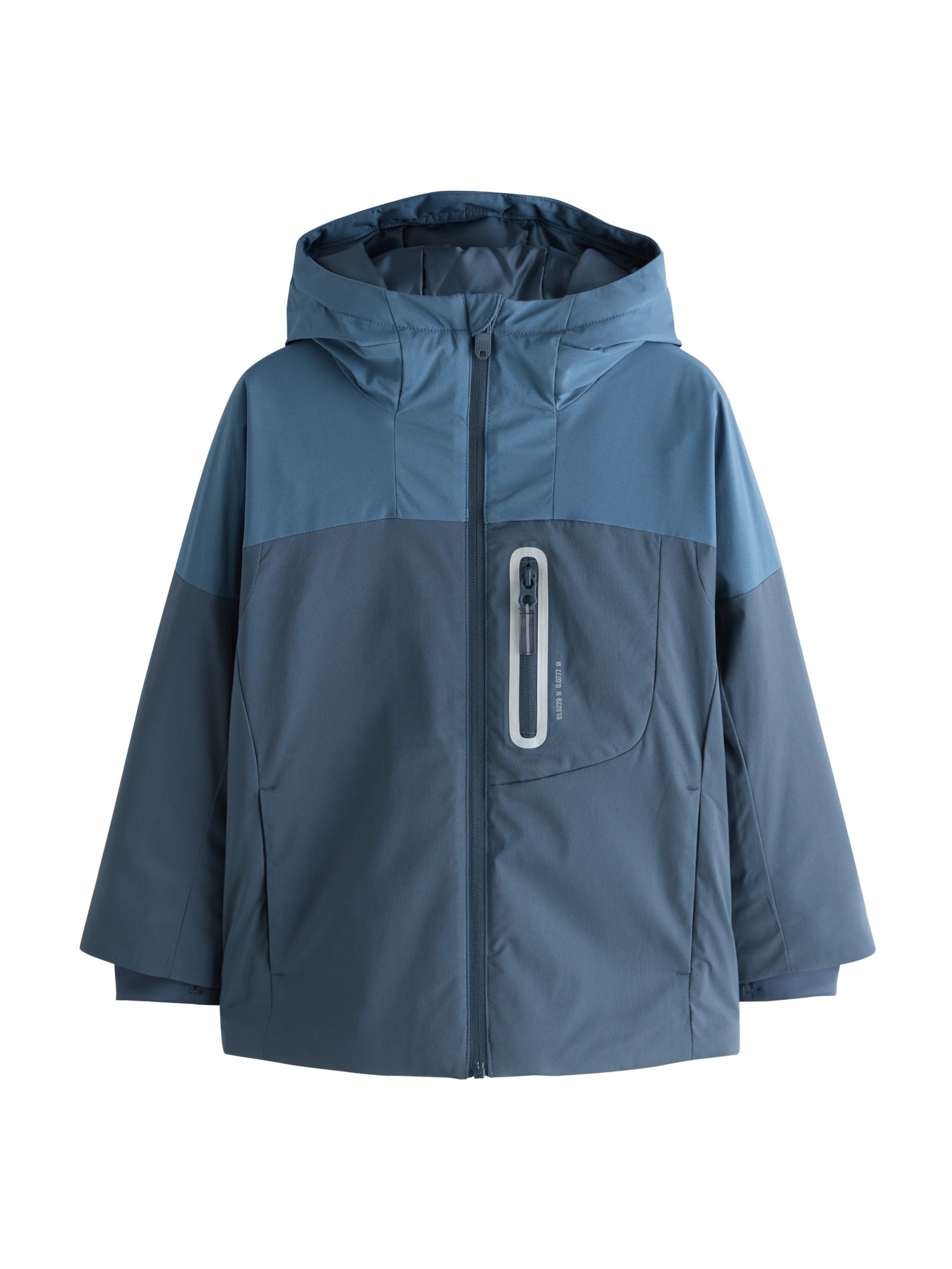 Veste mi-saison Next en bleu : devant
