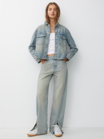 Pull&Bear Regular Jeans in Blau