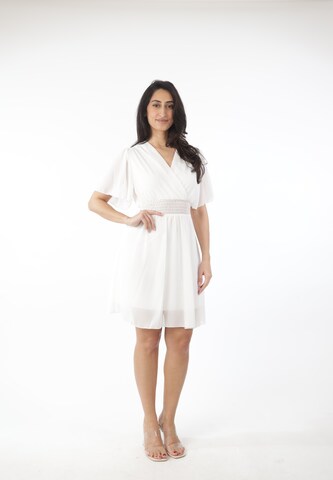 Elara Dress in White
