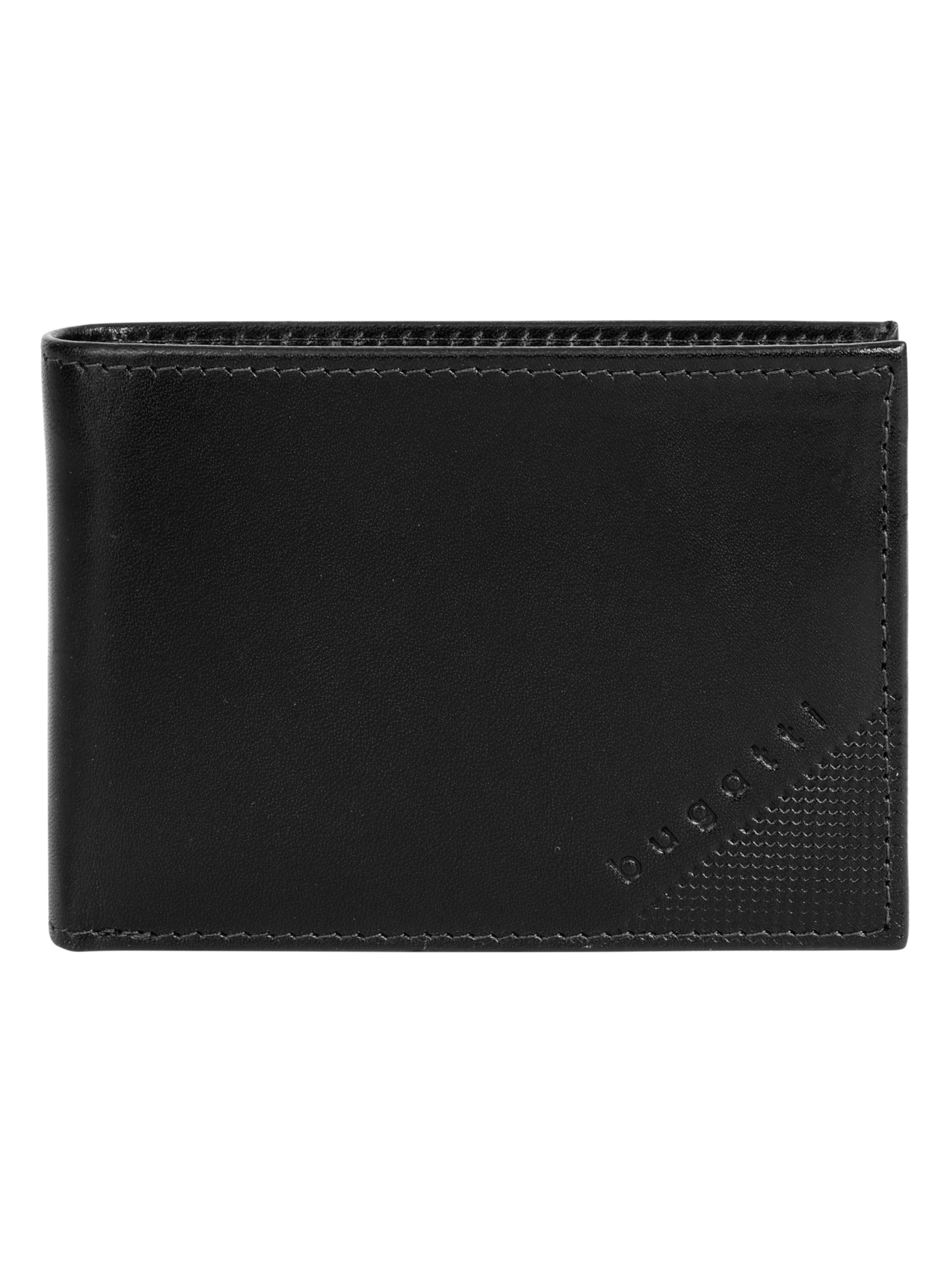 bugatti Wallet 'bugatti Geldbörse NOBILE' in Black: front
