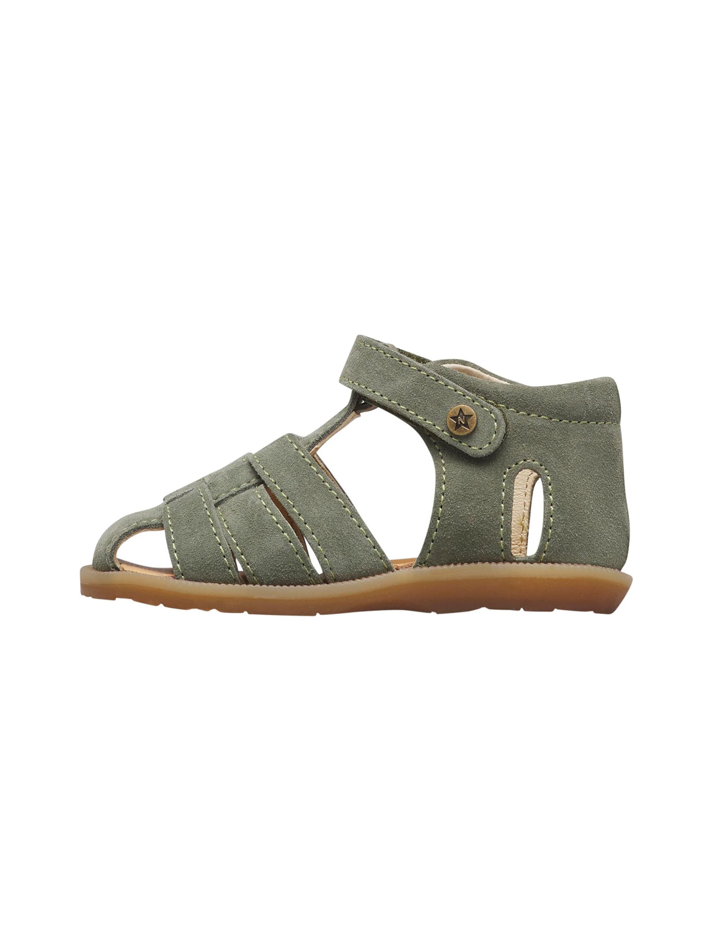 NATURINO Open shoes 'Zaffiro' in Green: front