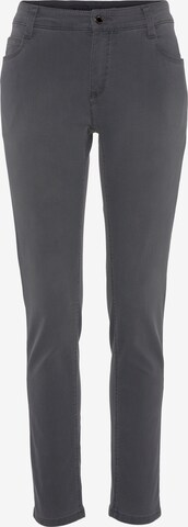 wonderjeans Skinny Jeans in Grey: front