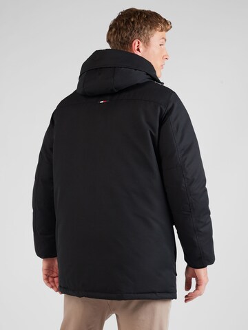 TOMMY HILFIGER Winterparka in Zwart