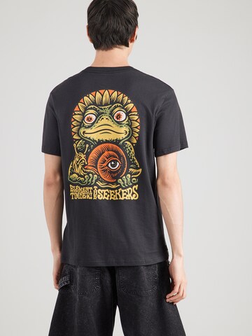 ELEMENT T-shirt 'TIMBER THE FROG' i grå: framsida