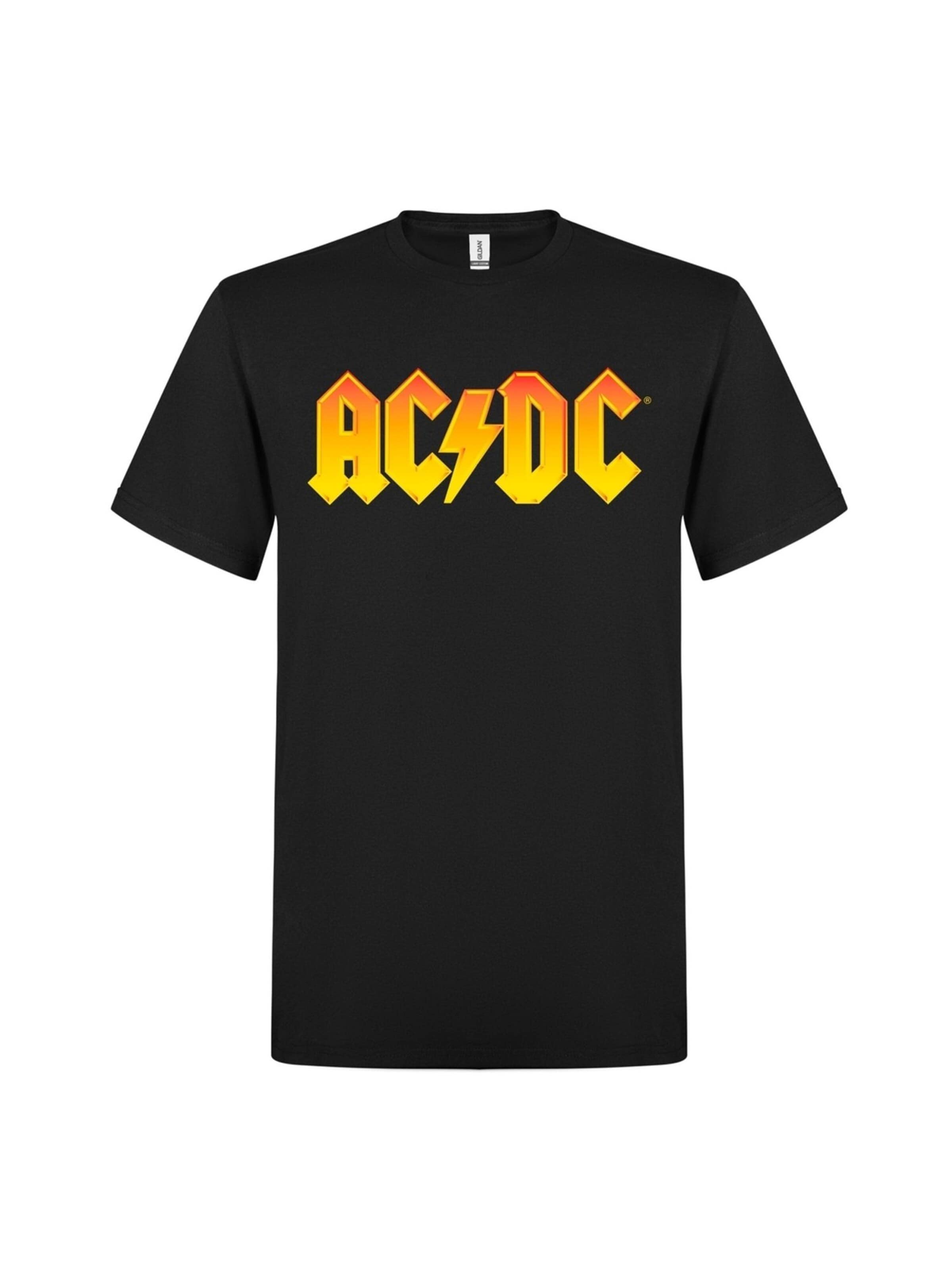AC/DC Shirt in Black: front
