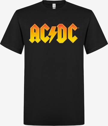 T-Shirt 'Ac/dc Giving the Dog a Bone' AC/DC en noir : devant