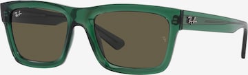 Lunettes de soleil Ray-Ban en vert : devant