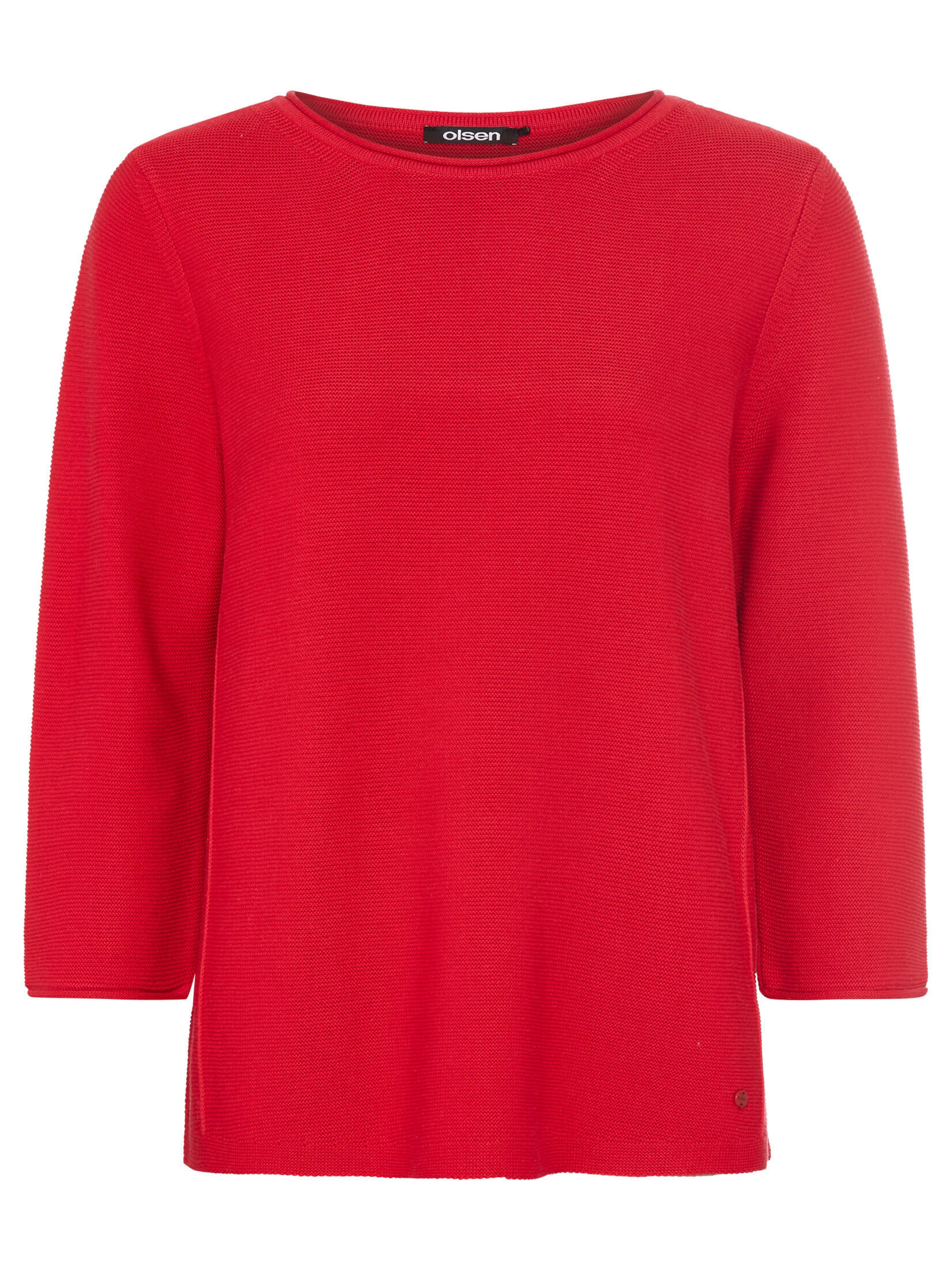Olsen Pullover 'Henny' in Rot: Vorderseite
