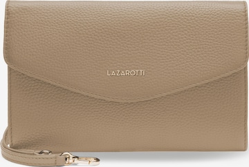 Pochette 'Bologna' Lazarotti en beige : devant