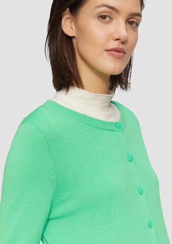 Cardigan s.Oliver en vert