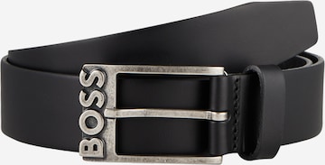 Ceinture 'Simo' BOSS Black en noir : devant