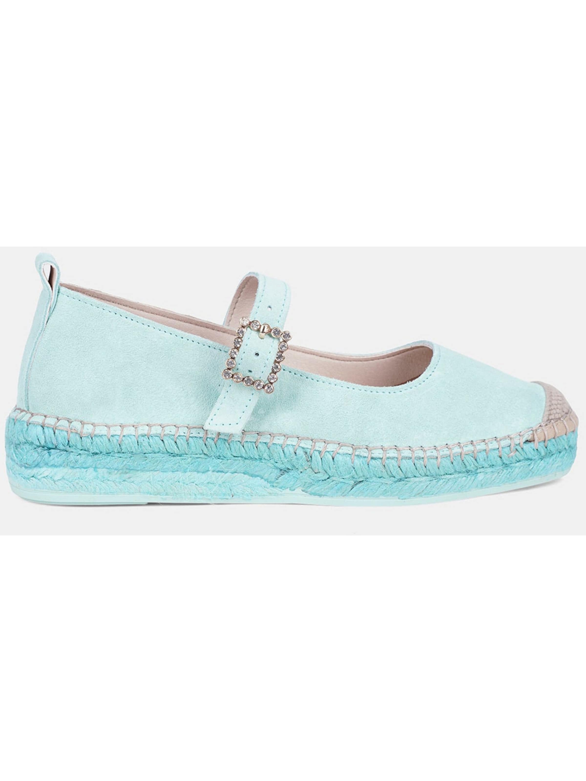 Desa Classic Flats 'Slipper' in Green
