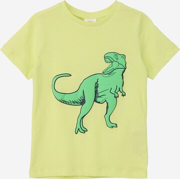 T-Shirt s.Oliver en vert : devant