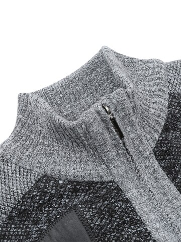 Youthup Knit Cardigan in Grey