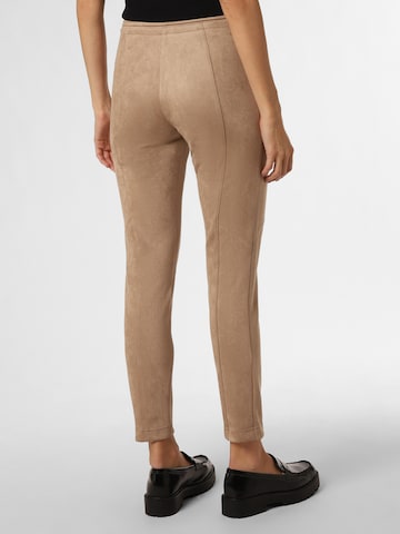 OPUS Slim fit Pants 'Elvina' in Beige