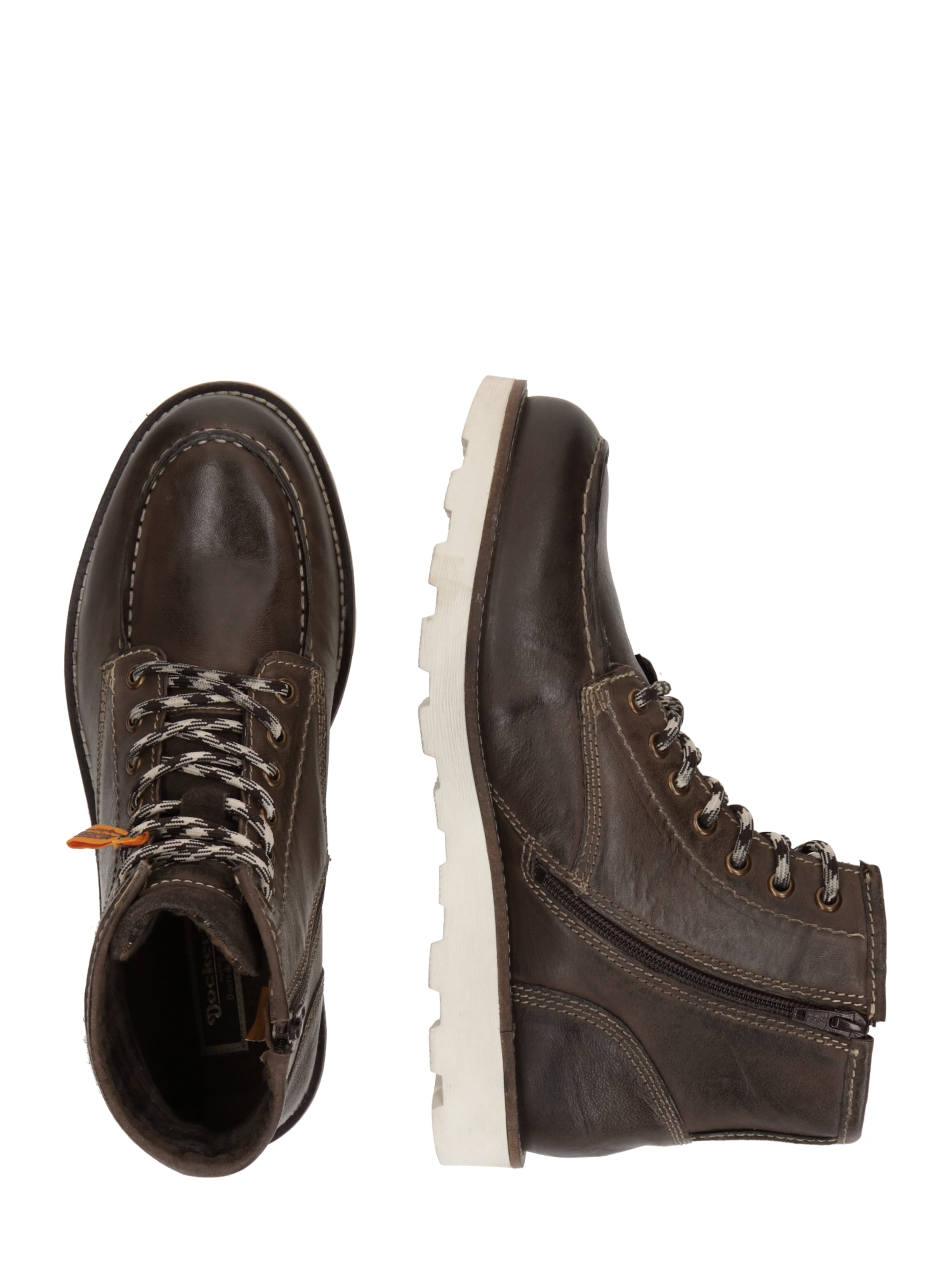 Bottines à lacets Dockers by Gerli en marron