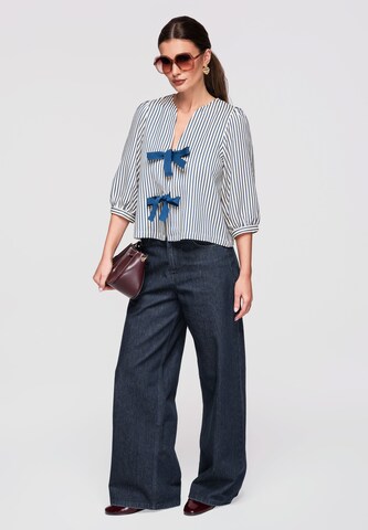 Ombre Blouse in Mixed colours