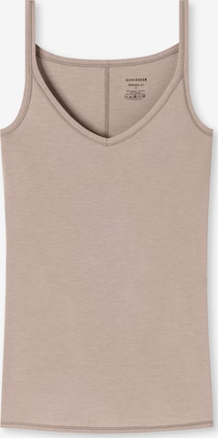 SCHIESSER Undershirt 'Personal Fit' in Brown: front