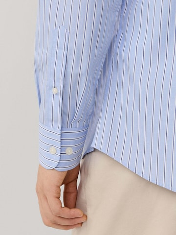 Hackett London Regular fit Button Up Shirt 'End On End' in Blue