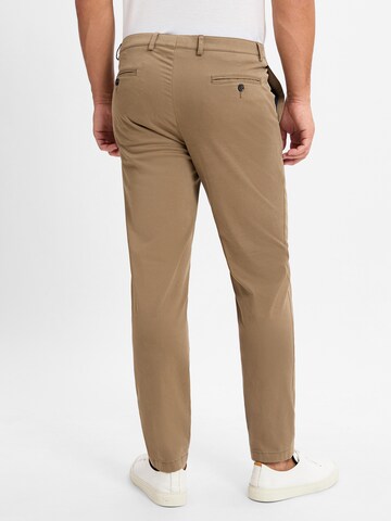 Finshley & Harding London Slim fit Chino trousers 'Kyle' in Brown