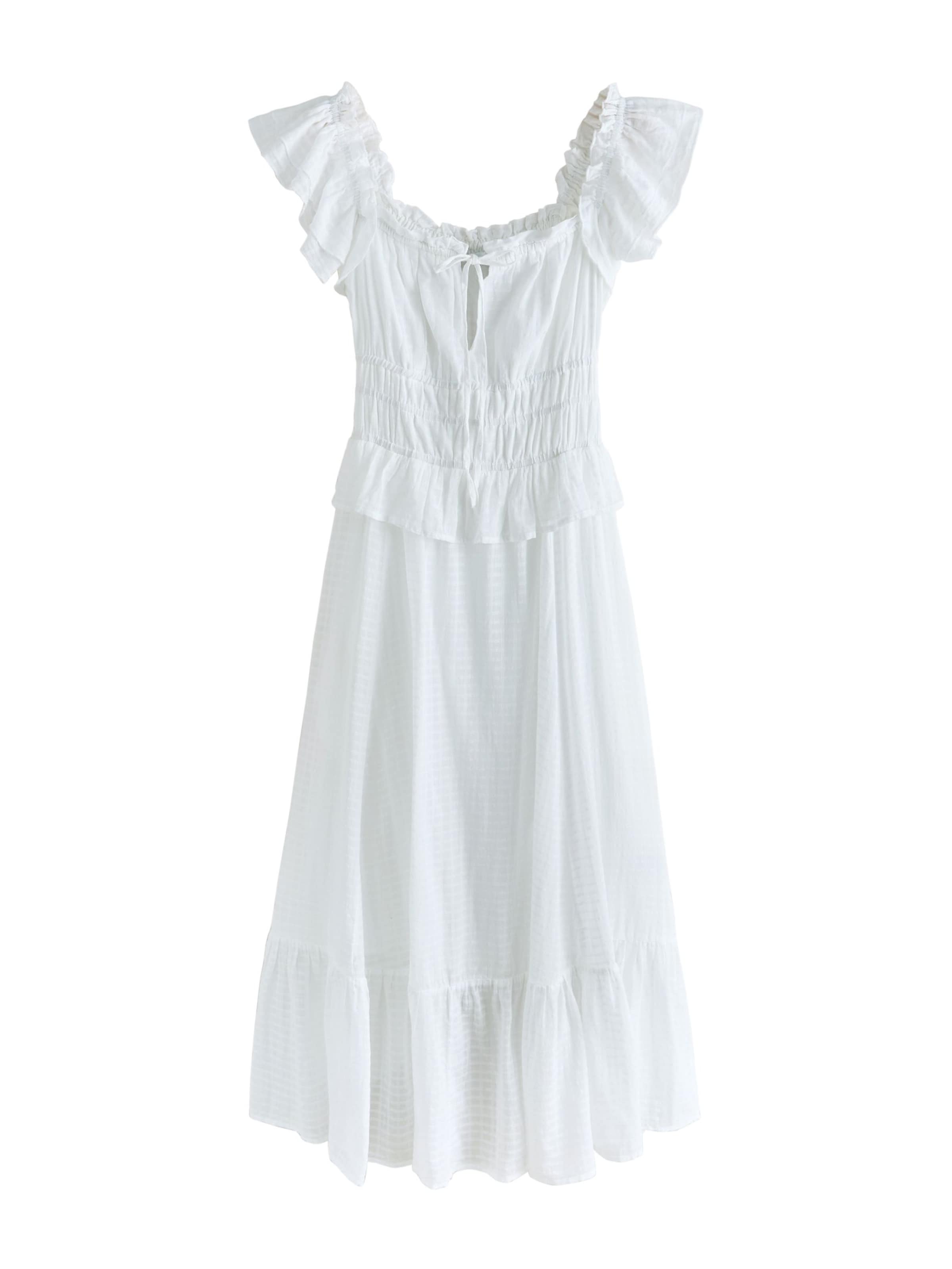 Next Jurk in Wit: voorkant