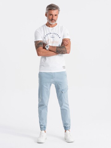 Ombre Tapered Cargojeans 'PADJ-0112' in Blauw