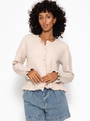 SASSYCLASSY Strickjacke‌‌‌‌ in Beige