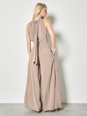 Wide Leg Pantalon ' ' Apricot en beige