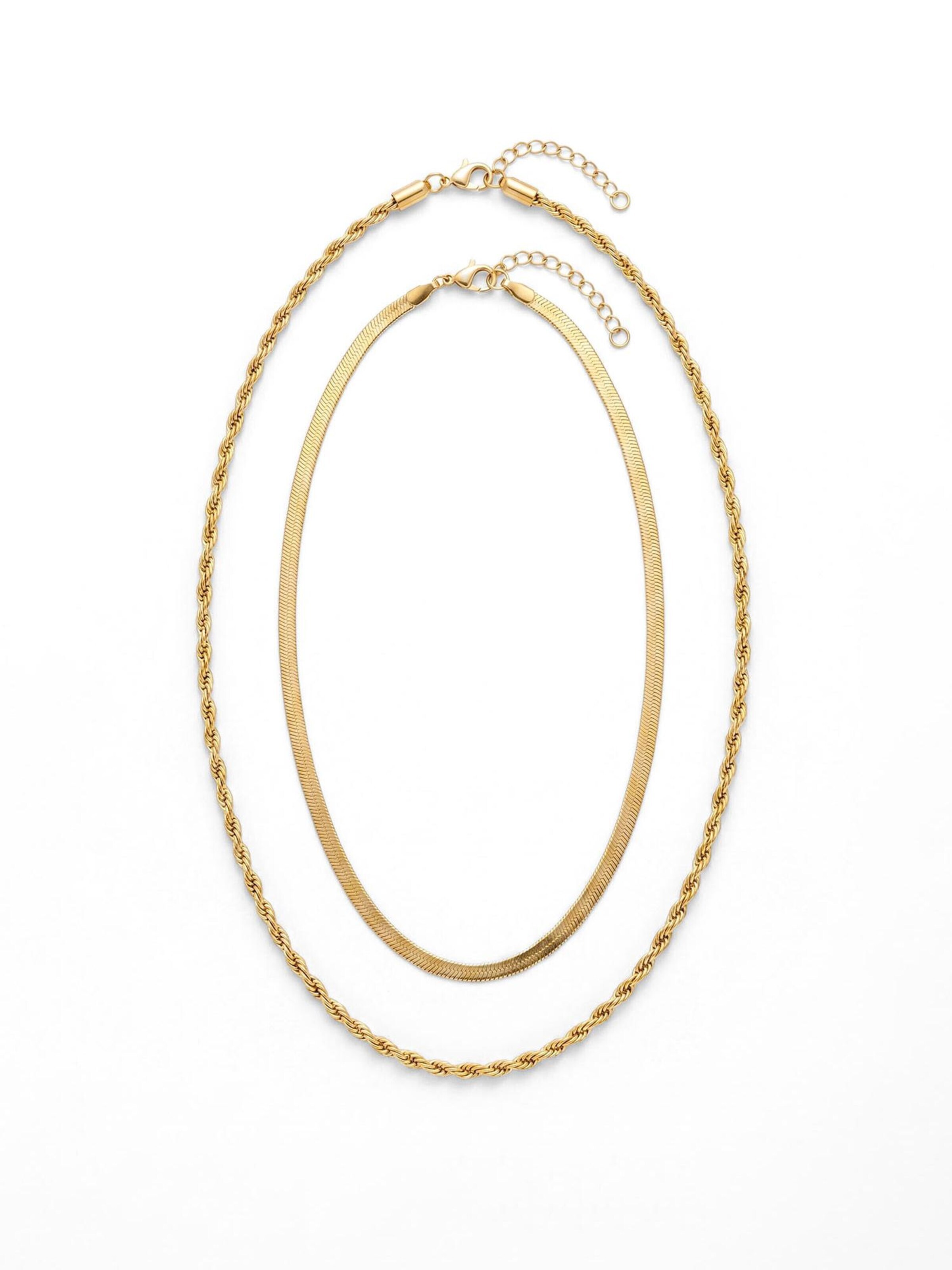 Nemomatheo Kette 'Rope & Silk'‌‌‌‌‌‌‌‌ in Gold