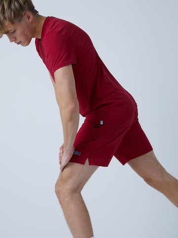 SPORTKIND Regular Workout Pants in Red