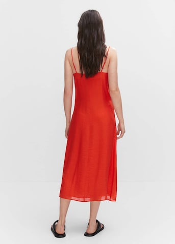 MANGO Letní šaty 'Salinas' – červená