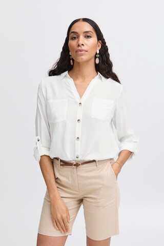 Camicia da donna 'BYIHALI' di b.young in bianco: frontale