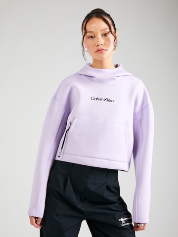 Calvin Klein Sport Sportsweatshirt in Lila: predná strana