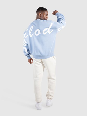 Smilodox Sweatshirt ' Liquid Brail ' in Blue