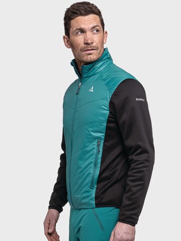 Schöffel Funktionele fleece-jas 'Hybrid Jk Style Cascata MNS ' in Groen