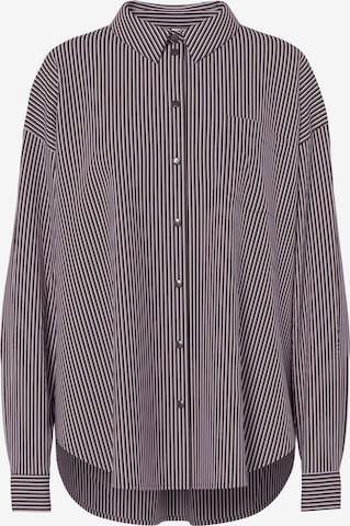 Camicia da donna di PIECES in marrone: frontale