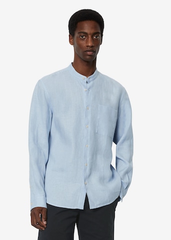 Coupe regular Chemise Marc O'Polo en bleu : devant