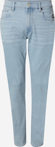 mėlyna G-STAR Prigludęs Džinsai '3301': priekis