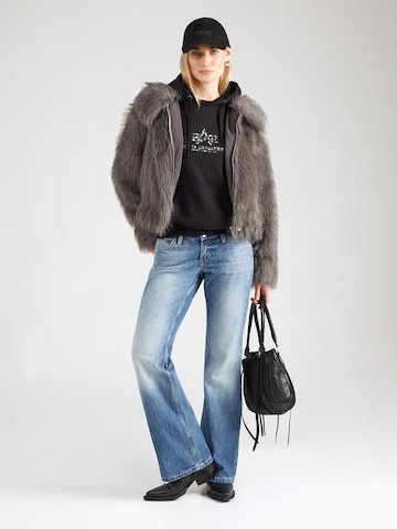 ALPHA INDUSTRIES Tréning póló - fekete