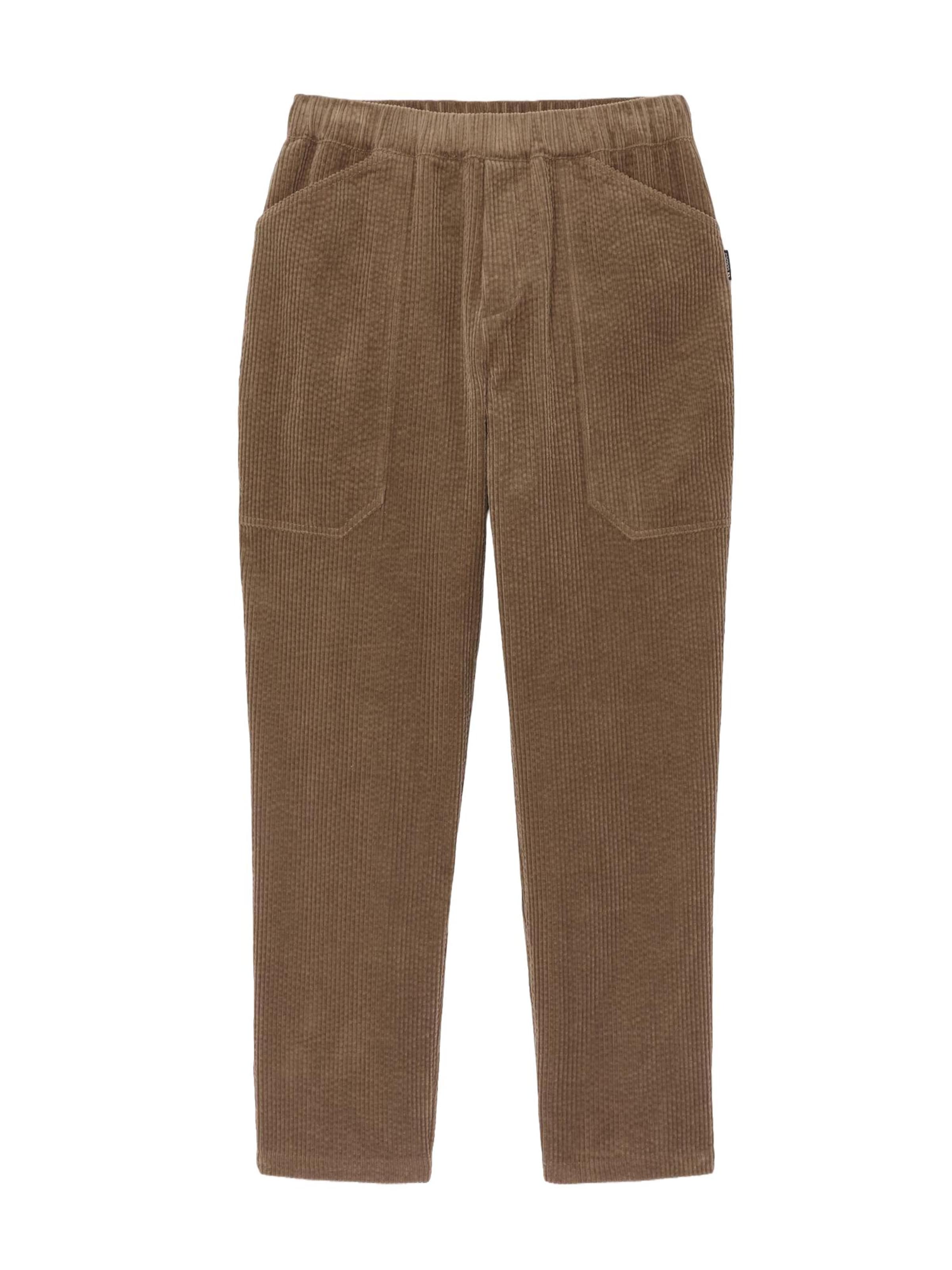 Regular Pantalon chino 'Cordo' Le Temps Des Cerises en marron : devant