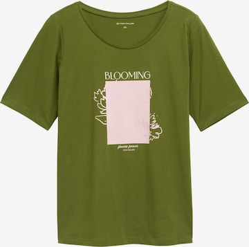 Tom Tailor Women + Shirt in Green: front